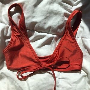 Tie Front Bikini Top